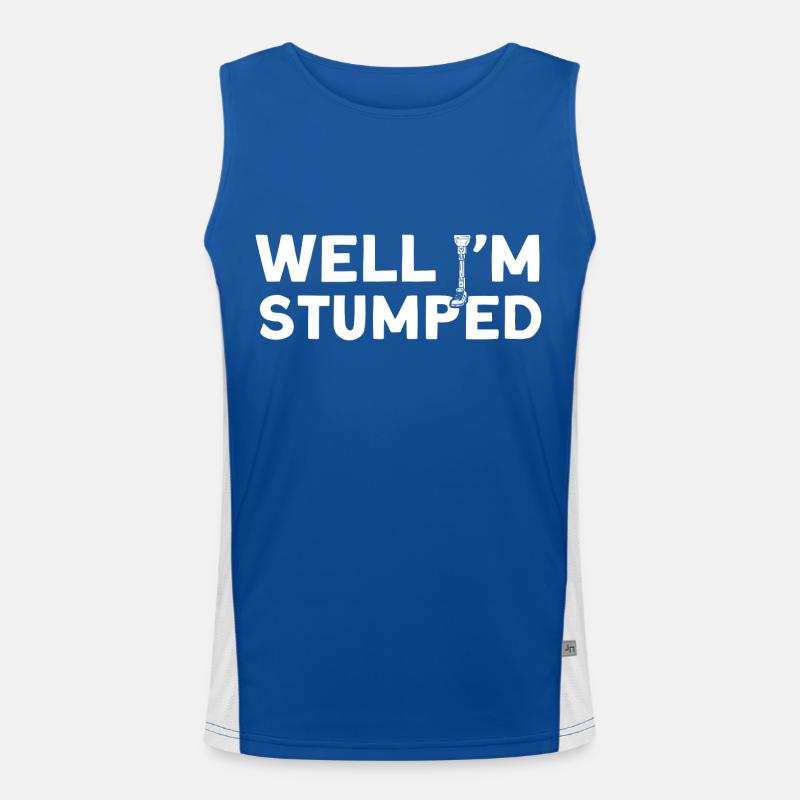 Handicap Amputé Amputation Prothèse Jambe Débardeur respirant contrasté Homme 