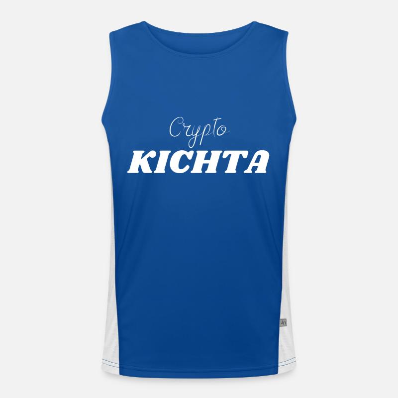 "Crypto KICHTA" TEE-SHIRT Débardeur respirant contrasté Homme 