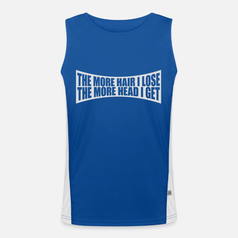 I get more head Men's Functional Contrast Tank Top 