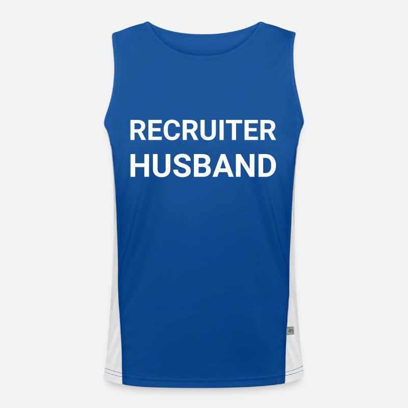 Recruiter Husband Men's Functional Contrast Tank Top 