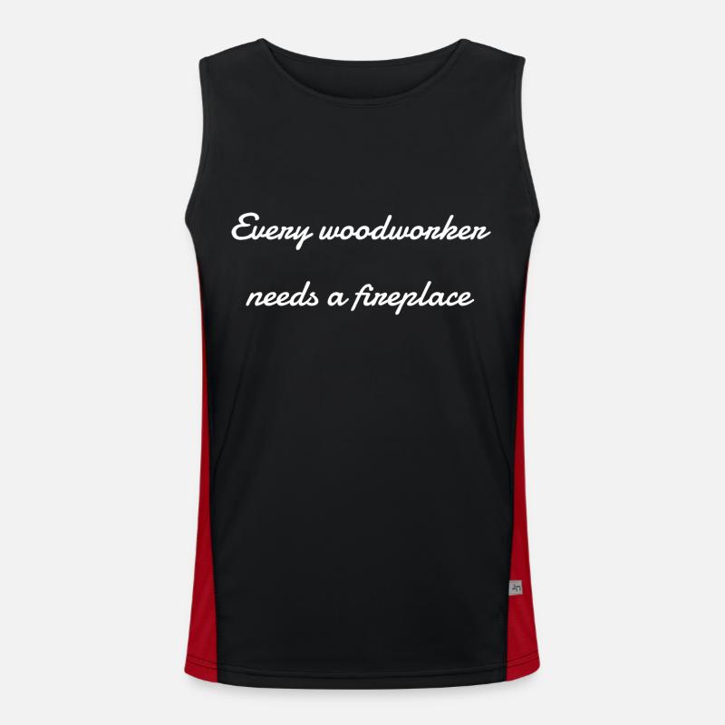 statement carpenter jokes tshirts union carpenter Funktionelles Kontrast-Tank Top für Männer 