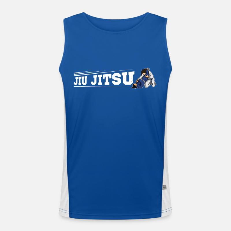 Kampfsport Jiu Jitsu Mädchen Kampfkunst Funktionelles Kontrast-Tank Top für Männer 