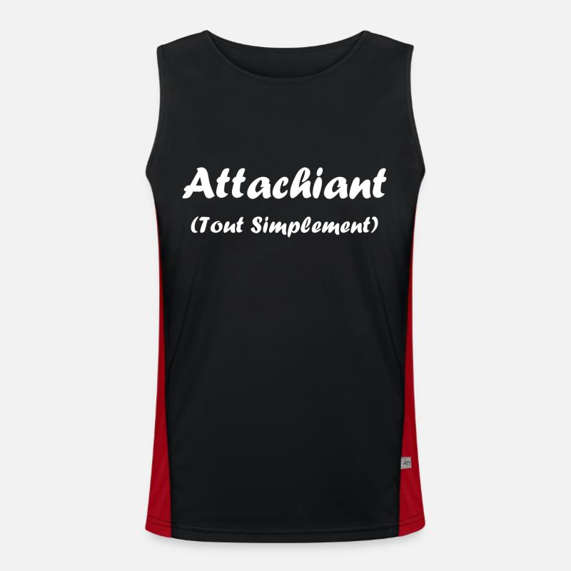 Attachiant Débardeur respirant contrasté Homme 