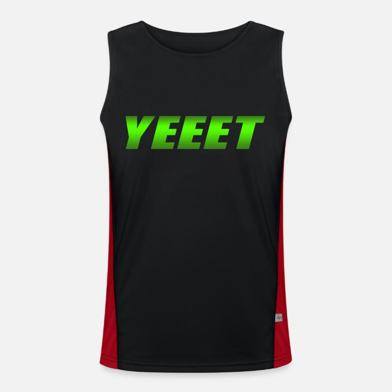 Yeeet Funktionelles Kontrast-Tank Top für Männer