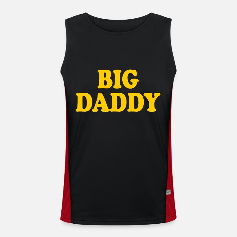 Big daddy Funktionelles Kontrast-Tank Top für Männer 
