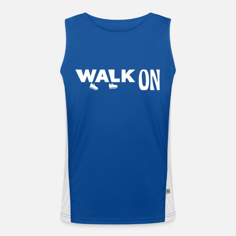 Walk on Funktionelles Kontrast-Tank Top für Männer 
