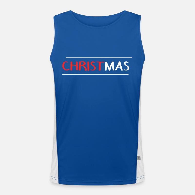 CHRISTMAS cooles Design Funktionelles Kontrast-Tank Top für Männer 