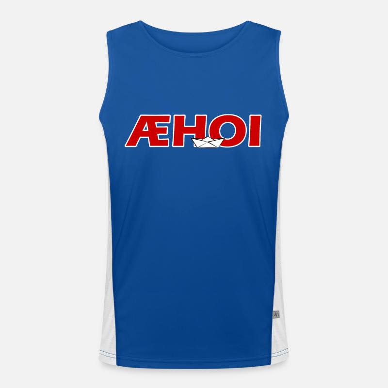 skip AEHOI Funktionelles Kontrast-Tank Top für Männer 