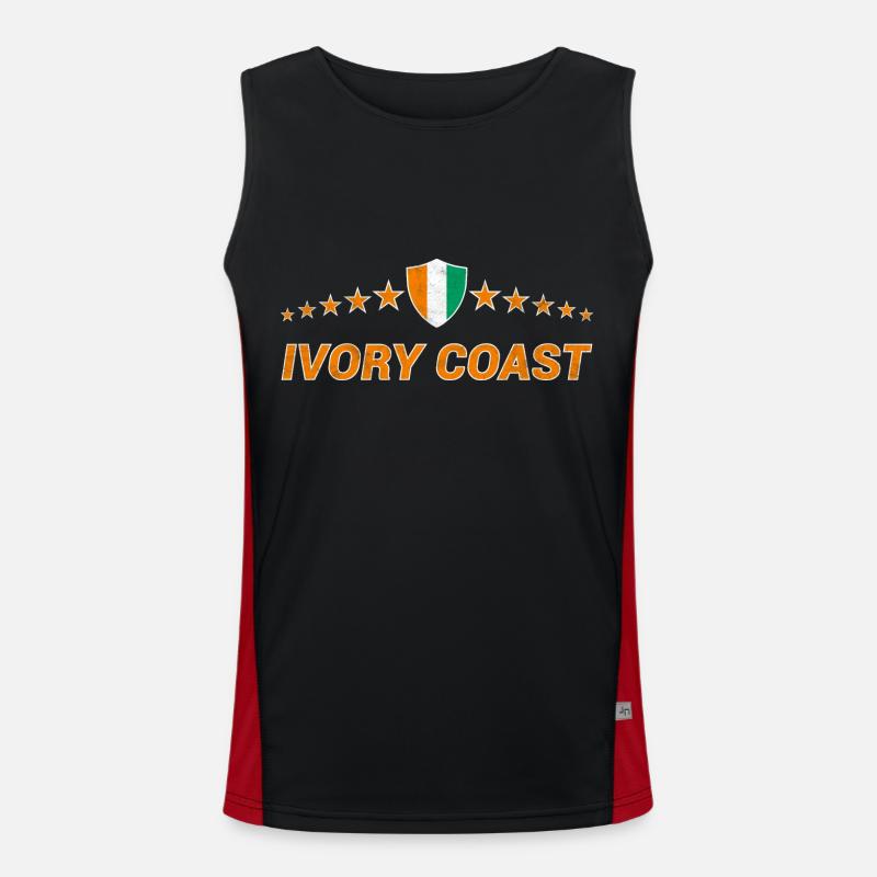 Ivory Coast Men's Functional Contrast Tank Top 