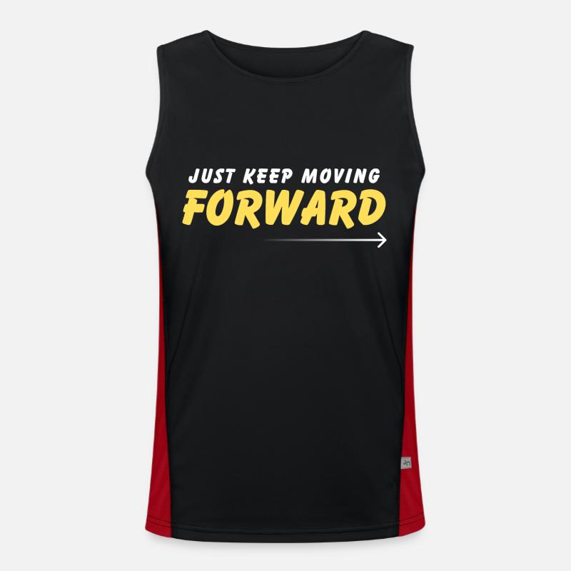 Forward all the time Men's Functional Contrast Tank Top 
