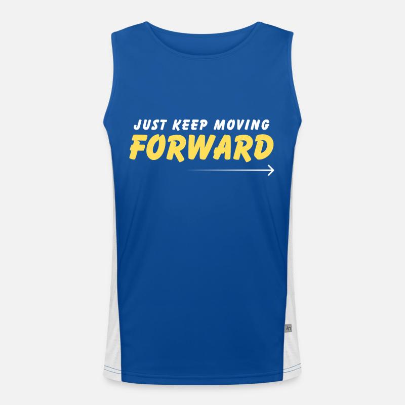 Forward all the time Men's Functional Contrast Tank Top 