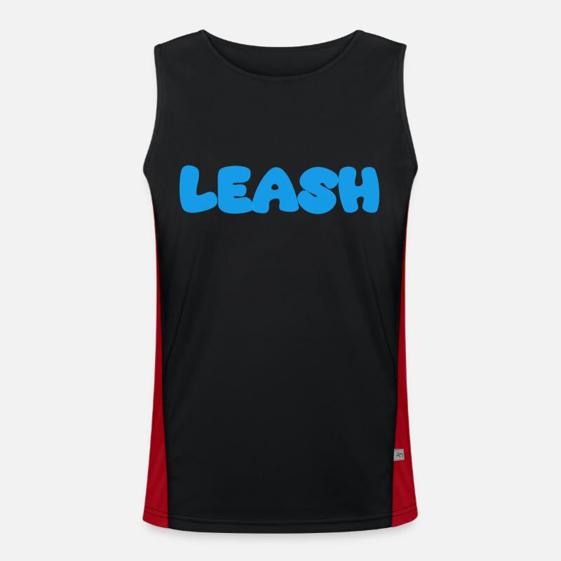 Nom de la laisse Bleu Débardeur respirant contrasté Homme 