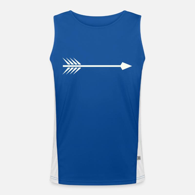 Pfeil Funktionelles Kontrast-Tank Top für Männer 