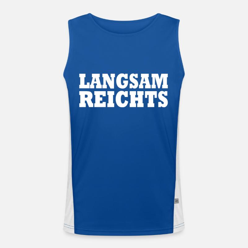 Langsam reichts Funktionelles Kontrast-Tank Top für Männer 