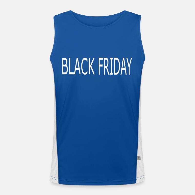 Schwarzer Freitag Funktionelles Kontrast-Tank Top für Männer 