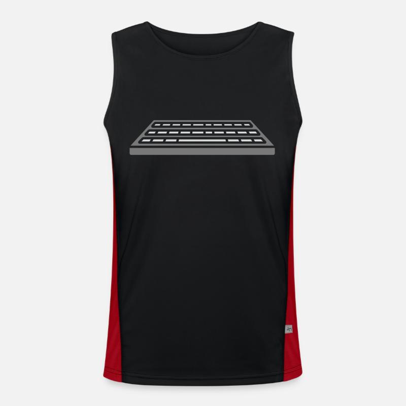 Logo Control Keyboard Input Men's Functional Contrast Tank Top 