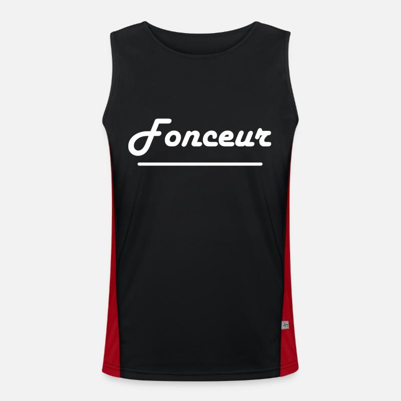 Fonceur Débardeur respirant contrasté Homme 