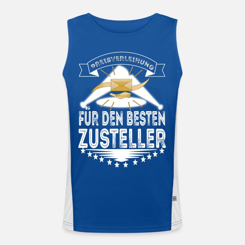 Postman Postman Parcel Service Letter Gifts Men's Functional Contrast Tank Top 