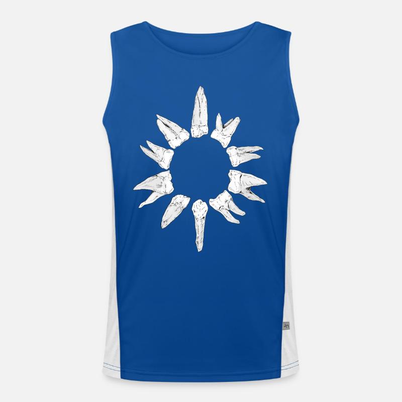 Teeth Men's Functional Contrast Tank Top 