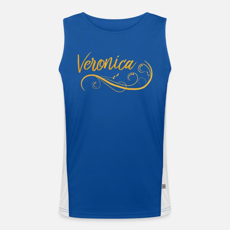 Veronica Funktionelles Kontrast-Tank Top für Männer 