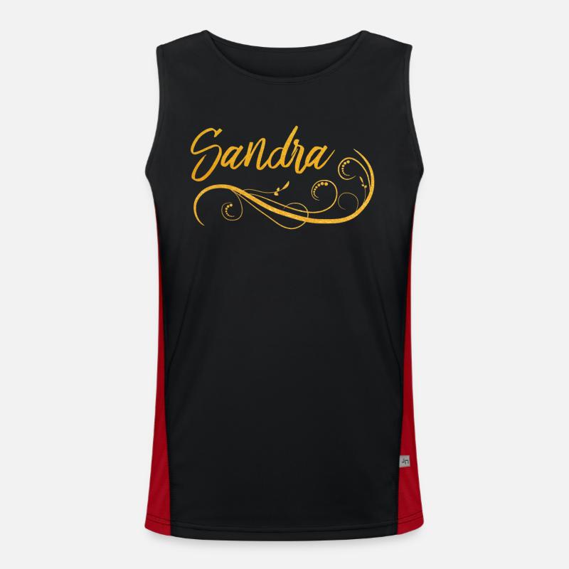 Sandra Funktionelles Kontrast-Tank Top für Männer 