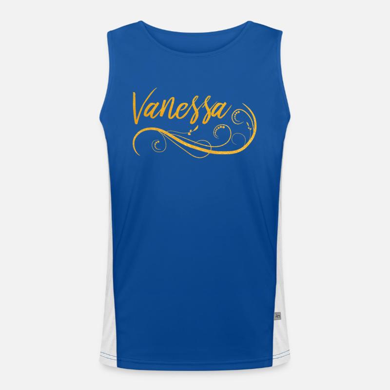 Vanessa Funktionelles Kontrast-Tank Top für Männer 