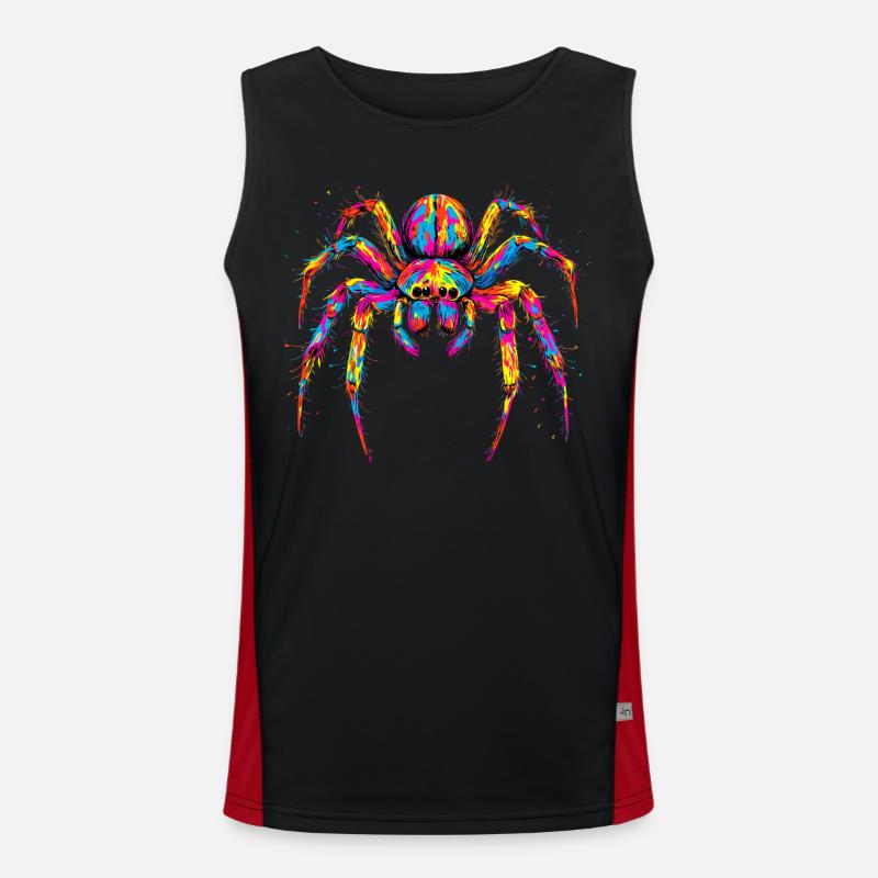 araignée tarentule tarentule amour araignées arachnides Débardeur respirant contrasté Homme 