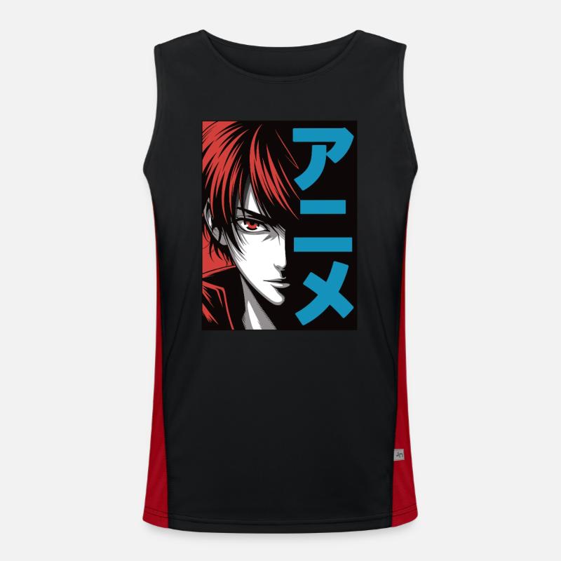 Yeux d’anime Débardeur respirant contrasté Homme 