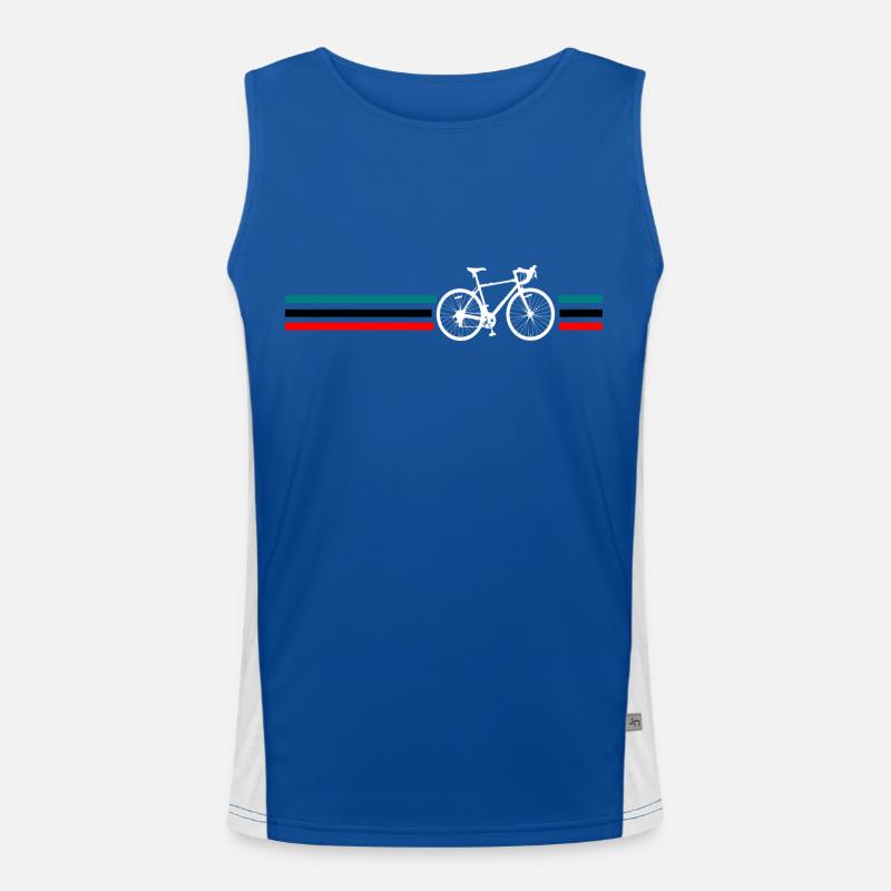 Vélo de course Cyclisme Retro Débardeur respirant contrasté Homme 