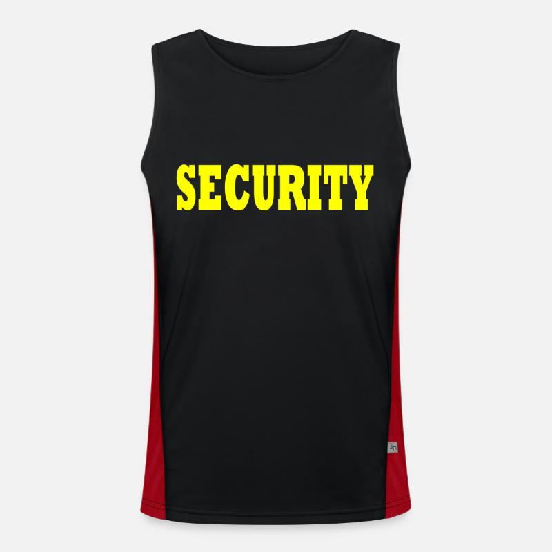 Security Men's Functional Contrast Tank Top 