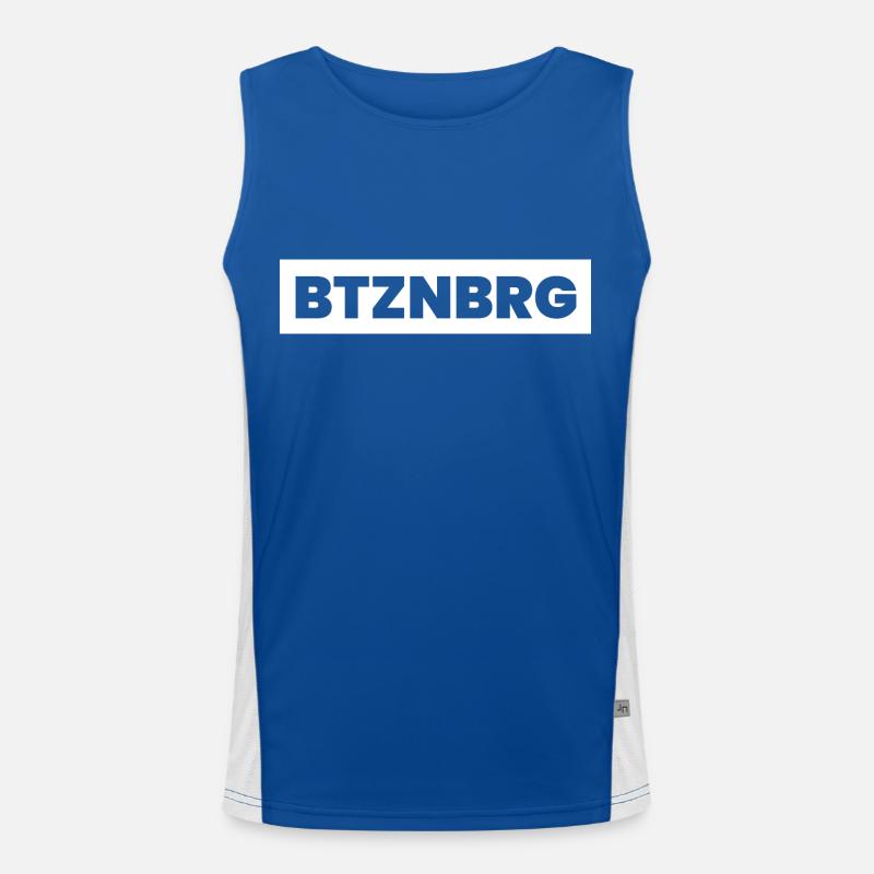 BTZNBRG Funktionelles Kontrast-Tank Top für Männer 