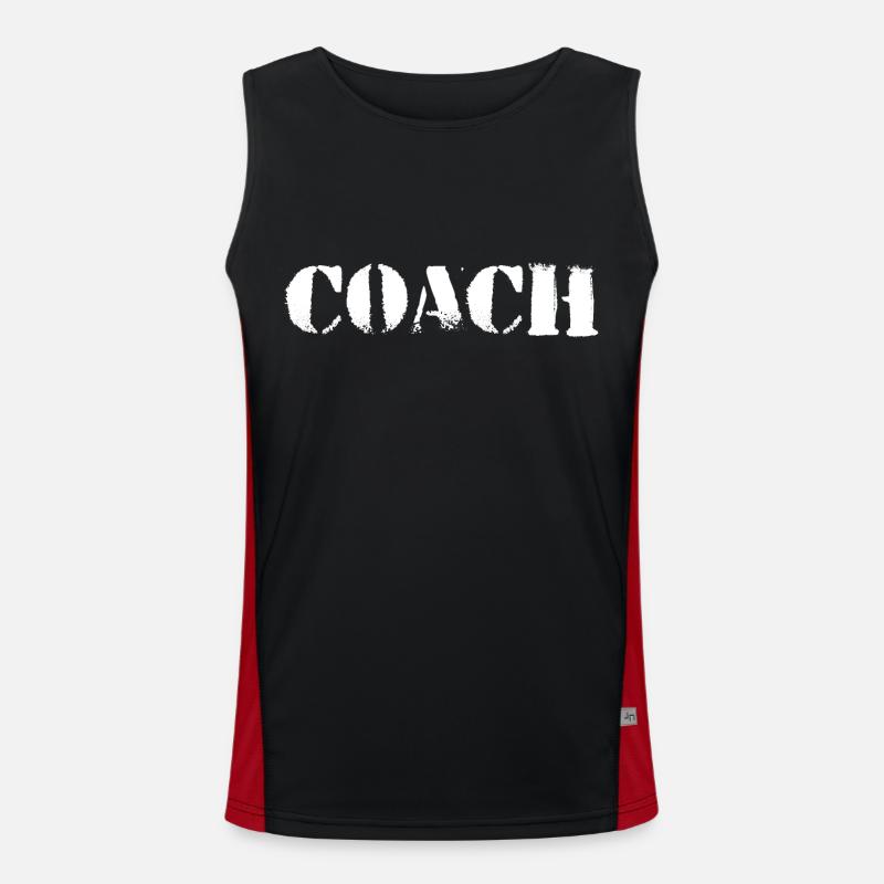 COACH Débardeur respirant contrasté Homme 