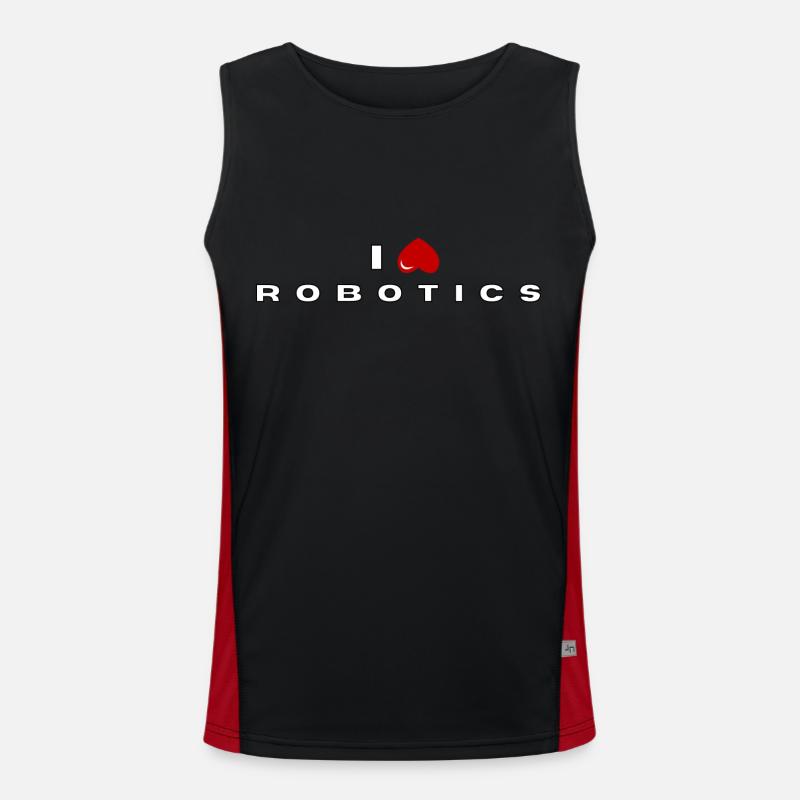 I hate Robotics Men's Functional Contrast Tank Top 