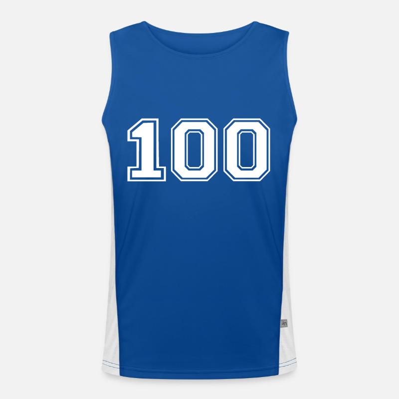100 Funktionelles Kontrast-Tank Top für Männer 