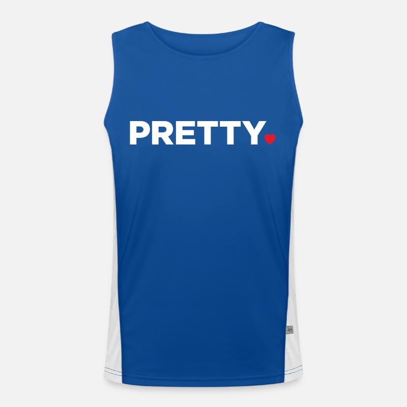 Pretty Men's Functional Contrast Tank Top 
