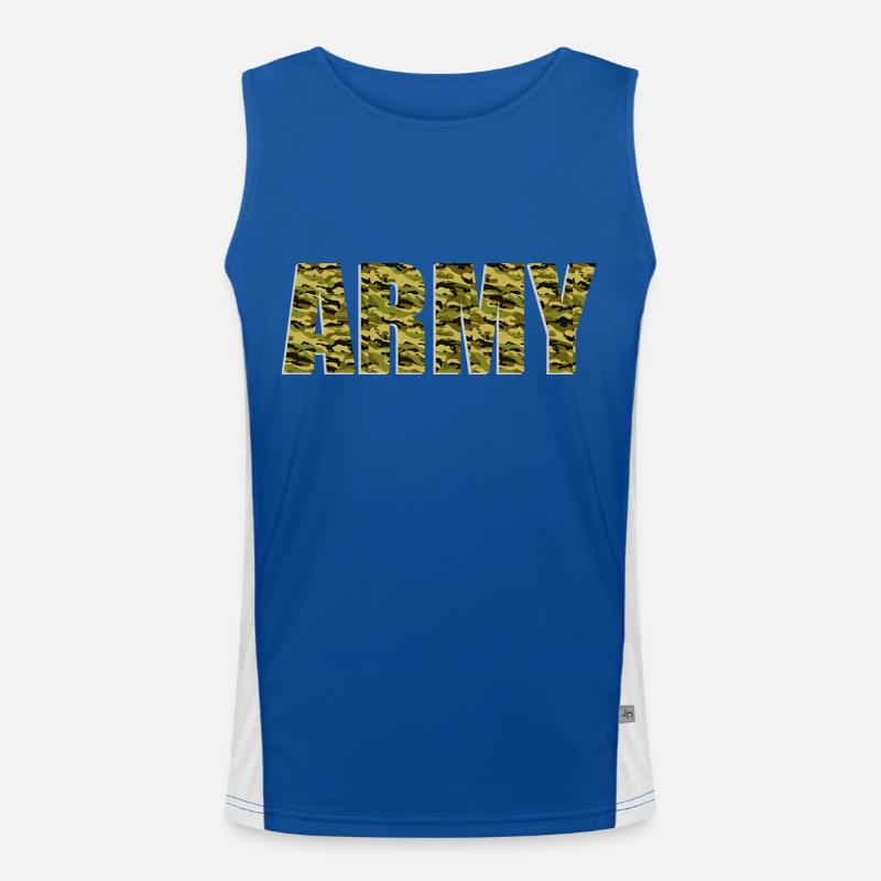 armée Débardeur respirant contrasté Homme 