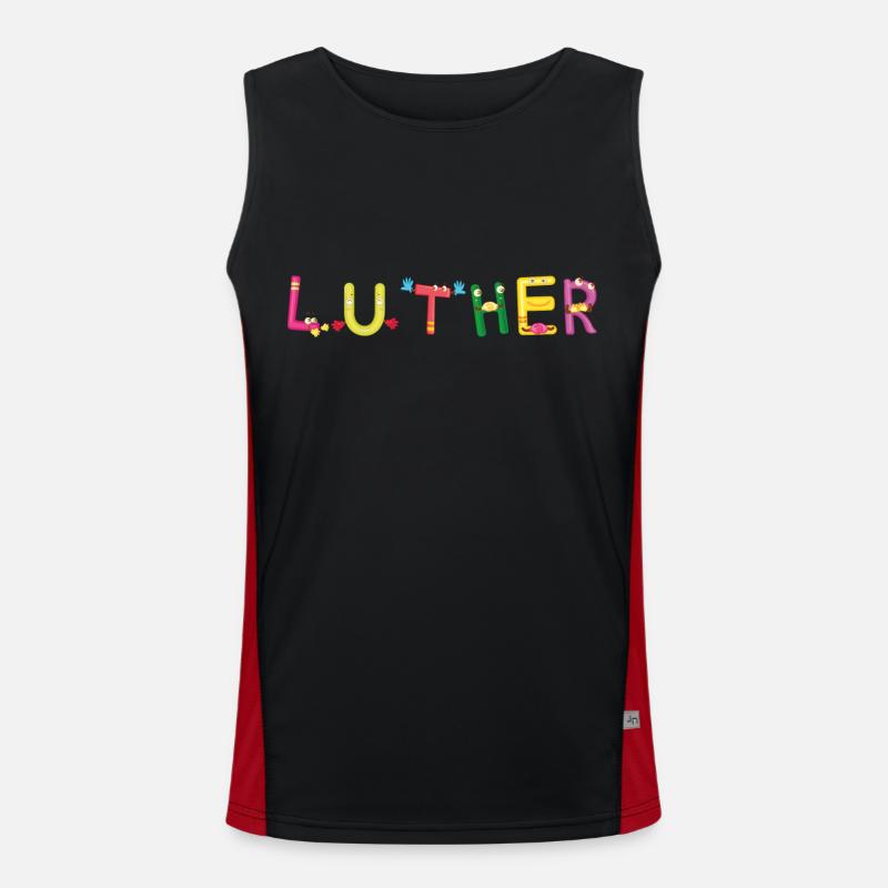 Luther Funktionelles Kontrast-Tank Top für Männer 