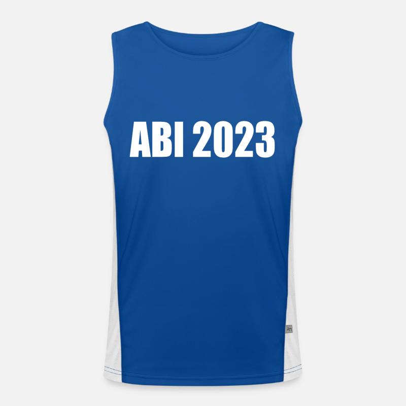 Abi 2023 Funktionelles Kontrast-Tank Top für Männer 