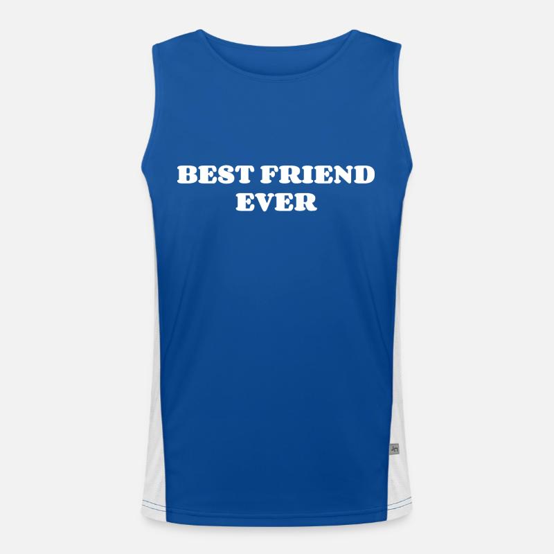 Der beste Freund aller Zeiten. Funktionelles Kontrast-Tank Top für Männer 