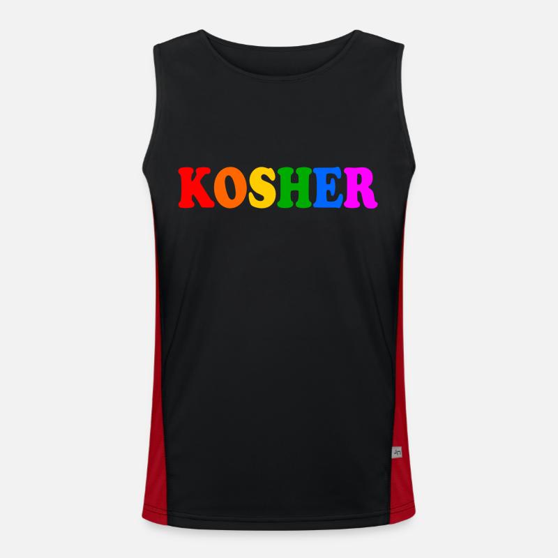 Kosher Débardeur respirant contrasté Homme 
