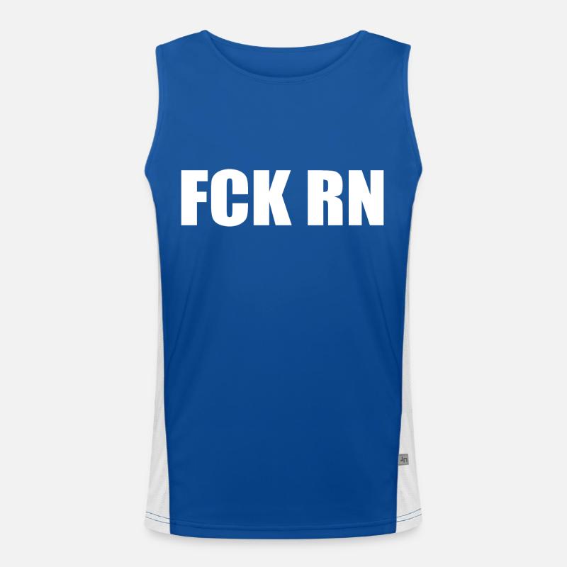 Fck rn Funktionelles Kontrast-Tank Top für Männer 