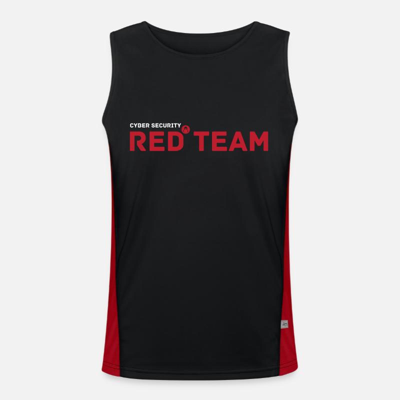 Cyber Security Red Team Hacking Hackers Débardeur respirant contrasté Homme 