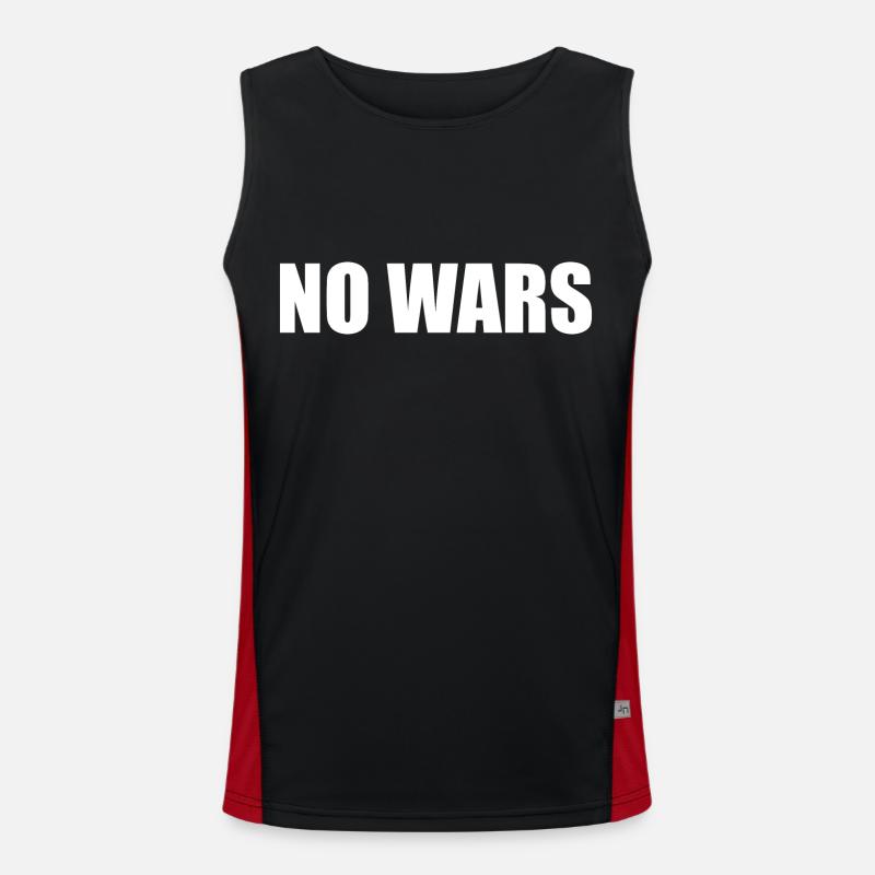 no wars Men's Functional Contrast Tank Top 