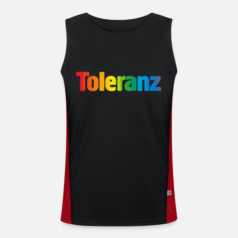 toleranz Funktionelles Kontrast-Tank Top für Männer 
