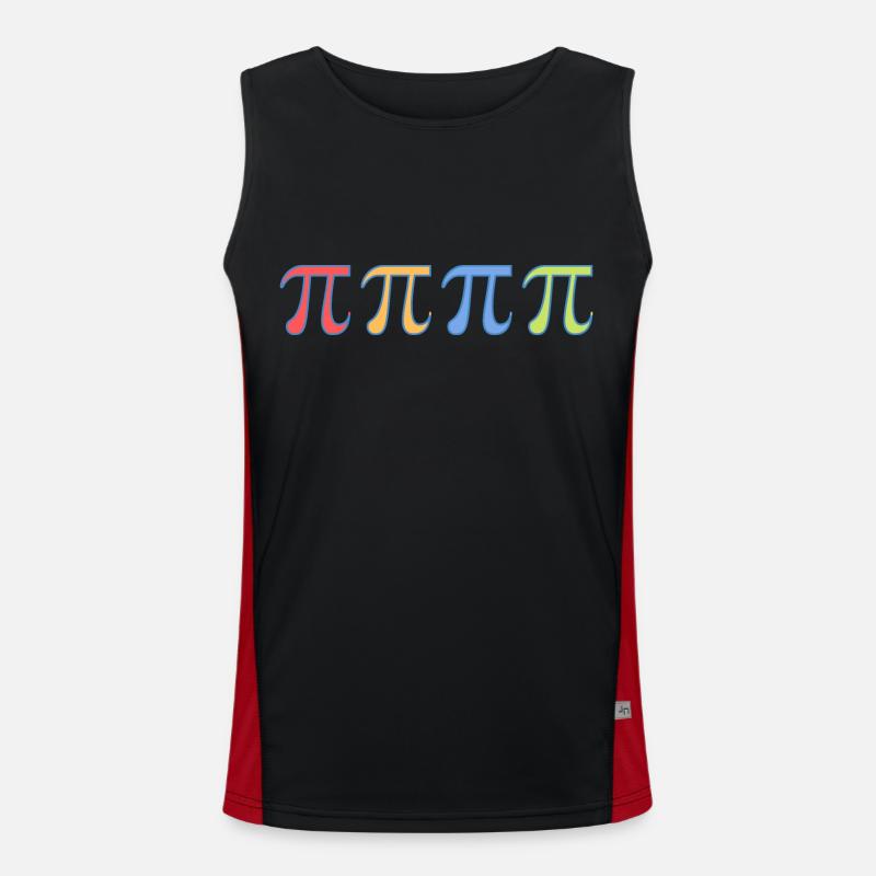 Pi *vintage x4 - Maths Ingénieur Science Débardeur respirant contrasté Homme 
