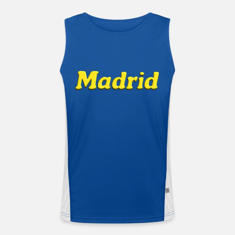 Madrid Funktionelles Kontrast-Tank Top für Männer 