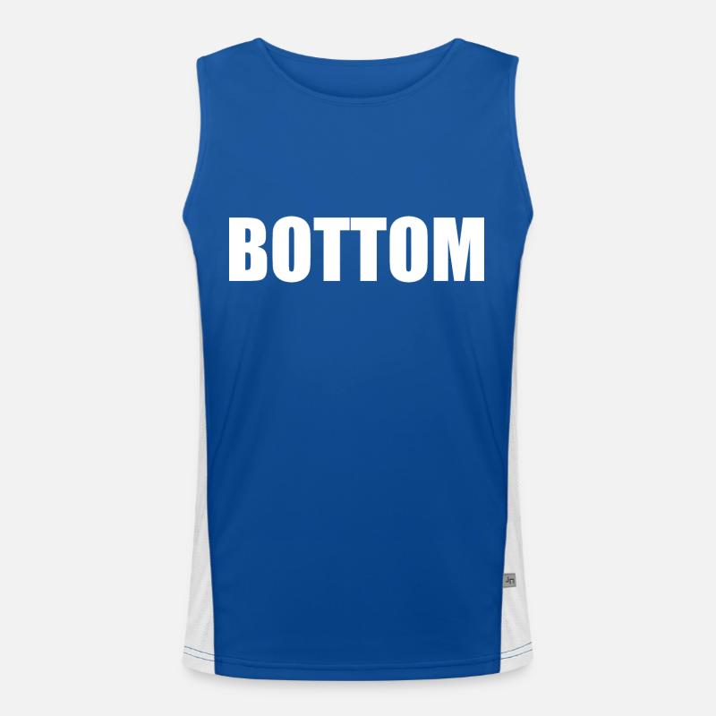 Bottom Men's Functional Contrast Tank Top 