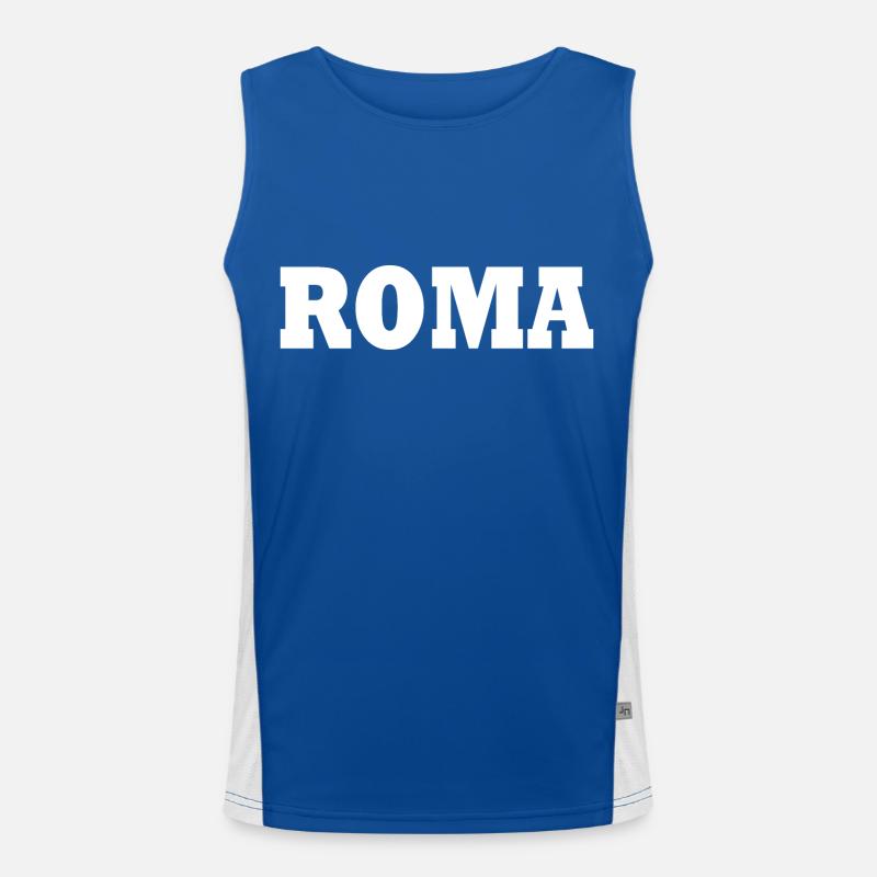 Rom Funktionelles Kontrast-Tank Top für Männer 