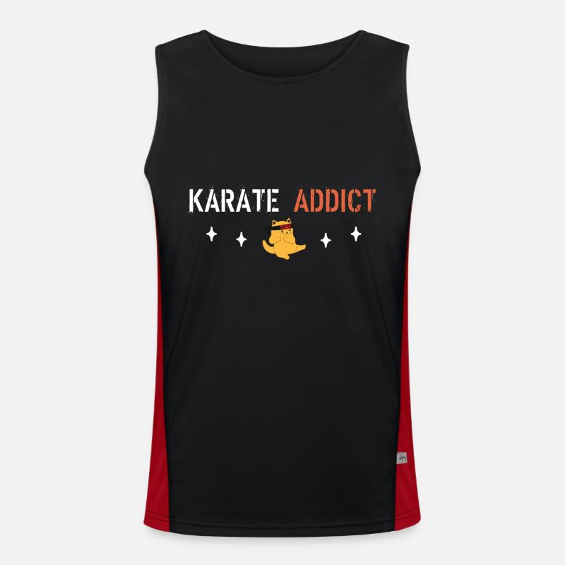 Karaté addict Débardeur respirant contrasté Homme 