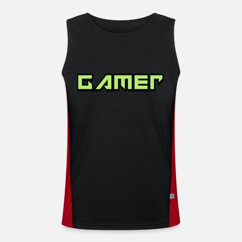 Gamers Men's Functional Contrast Tank Top 
